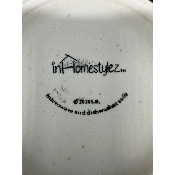 In Homestylez Spring Pressed Garden Flower Cereal Soup Bowl Impressed Floral - Picture 7 of 11